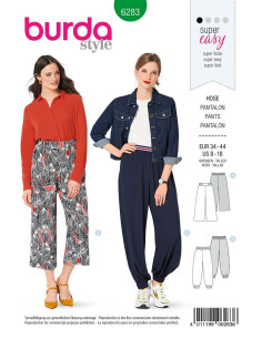 Modello di pantaloni ampi - Burda 6283