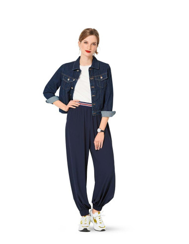 Modello di pantaloni ampi - Burda 6283
