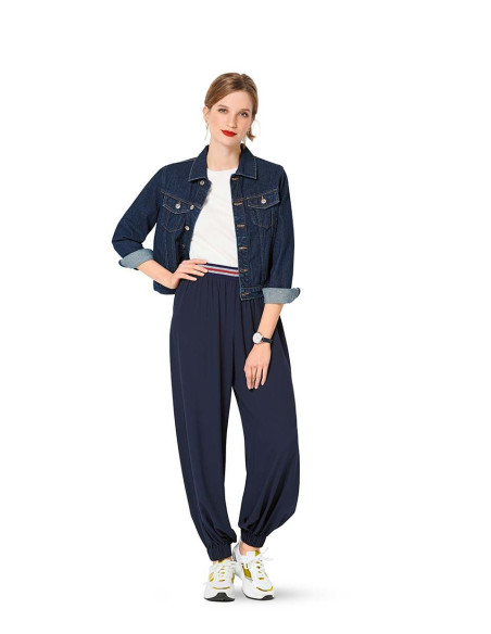 Modello di pantaloni ampi - Burda 6283
