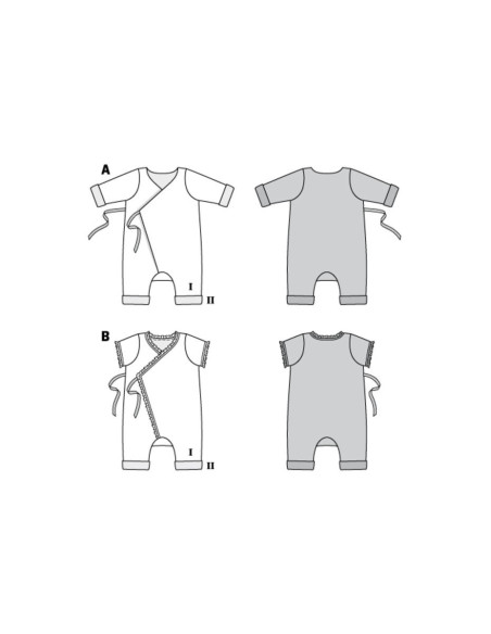 Modello di tutina - Burda 9314