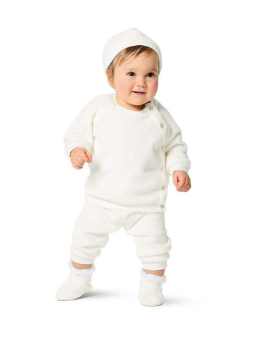 Modello di berretto, pantaloni e giacca felpa - Burda 9315