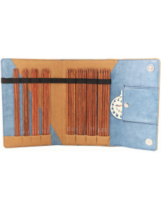 Custodia per ferri a doppia punta in legno Ginger KnitPro