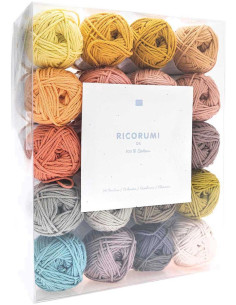 Confezione 20 gomitoli di cotone Ricorumi - Edizione Limitata