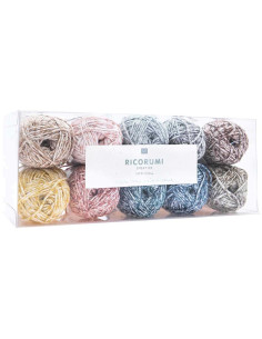 Confezione 10 gomitoli di cotone Ricorumi Spray