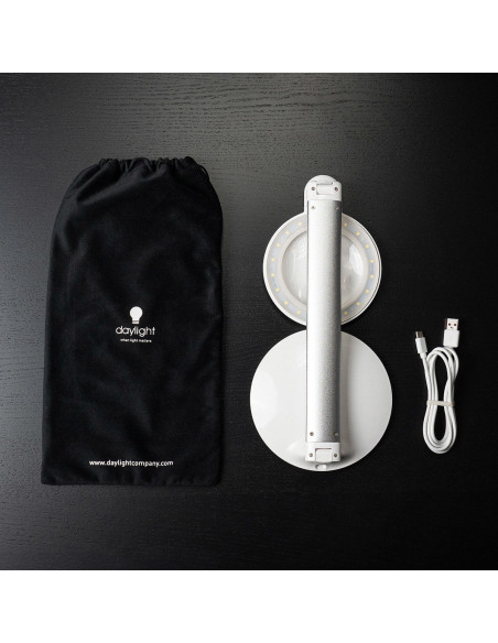 Lampada con lente d'ingrandimento ricaricabile Halo Go Daylight