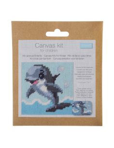 Kit canevas enfant - Dauphin joyeux 2