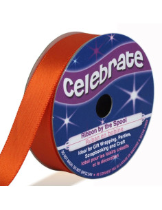 Nastro di raso Celebrate arancione - 13 mm x 6 metri