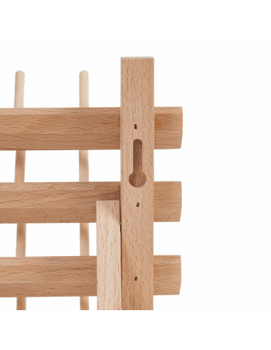 Espositore in legno per 25 rocchetti di filo