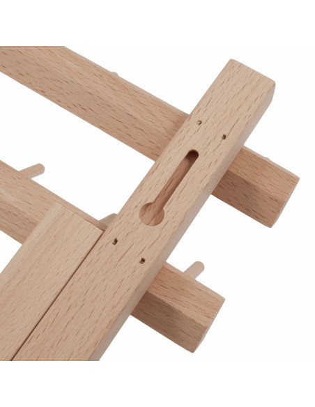 Espositore in legno per 120 rocchetti di filo