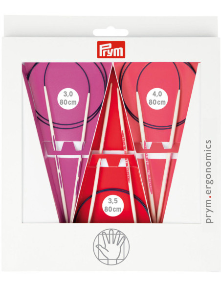 Set di ferri da maglia circolari Prym Ergonomics