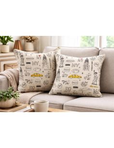 Toile de coton canvas premium - New-York 2