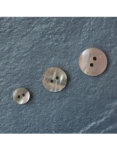 Bouton nacre naturel 2 trous