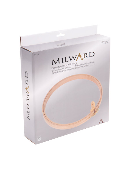 Cercle à broder avec charnière Milward - 25,4 cm
