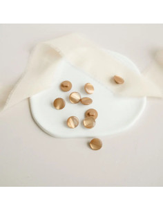 Bottone di stivaletto glitterato oro - Botton d'oro