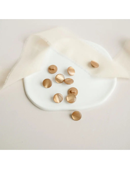 Bottone di stivaletto glitterato oro - Botton d'oro