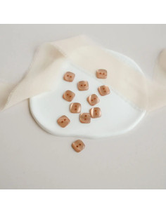 Bottone di stivaletto glitterato oro - Botton d'oro