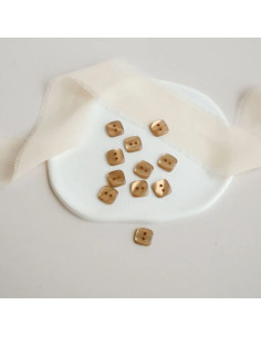 Bottone di stivaletto glitterato oro - Botton d'oro