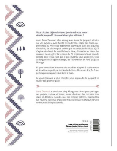 Libro lavorare a maglia il jacquard in tondo