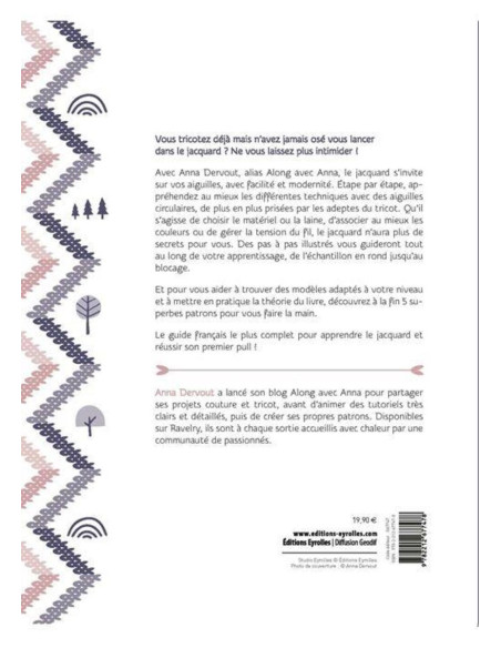 Libro lavorare a maglia il jacquard in tondo
