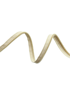 Bordino per abbigliamento in velluto - Beige