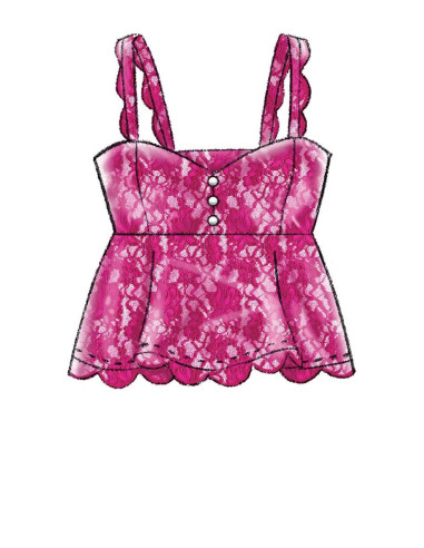 Modello di top - McCall's 7958
