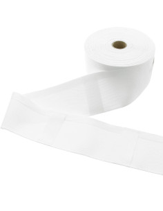 Nastro con passanti nascosti a linguette 100 mm - Bianco