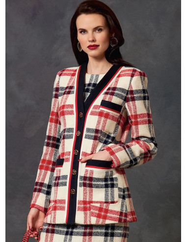Modello di giacca, abito e gonna - Vogue 1643