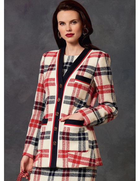 Modello di giacca, abito e gonna - Vogue 1643