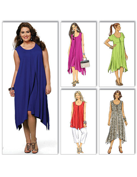 Modello per top, abito e pantaloni - Butterick 5655