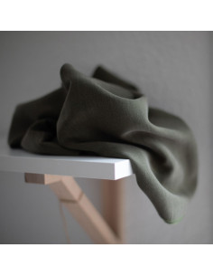 Tessuto tencel crêpe - Kaki