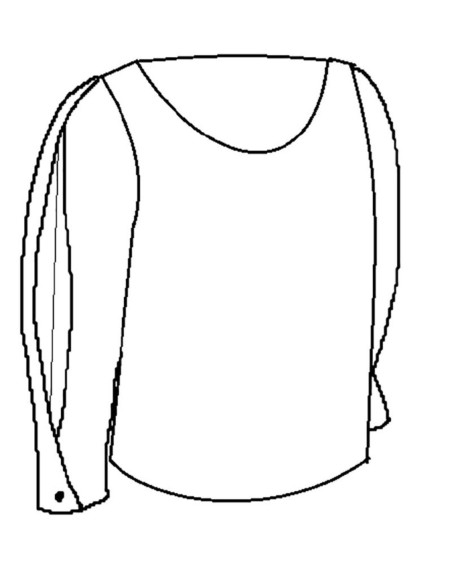 Modello di abito, top Niki - Maison Fauve