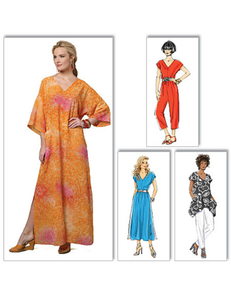 Modello per top, abito, caftano, tuta e pantaloni - Butterick 5652