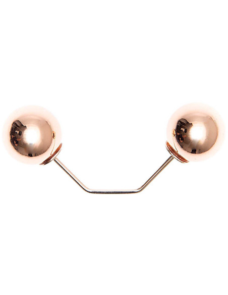 Spilla a vite 2 teste ramo oro 65 mm - Oro rosa