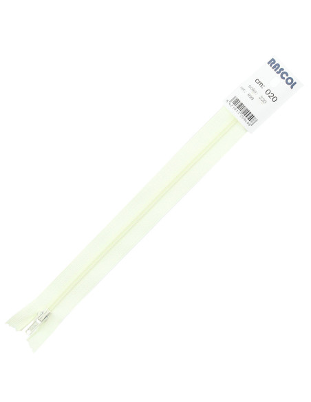Chiusura in nylon Rascol - Ecru