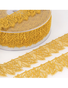 Pizzo foglie - Senape