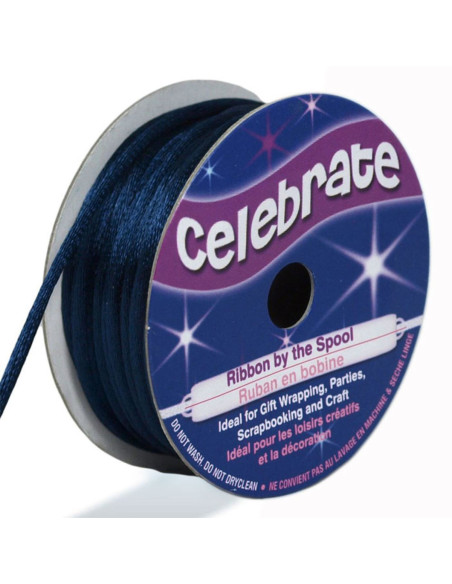 Cordoncino coda di topo Celebrate blu marino - 2 mm x 10 metri