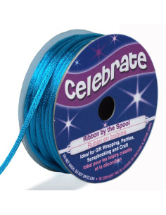 Corda coda di topo Celebrate blu turchese - 2 mm x 10 metri