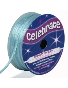 Corda coda di topo Celebrate azzurro - 2 mm x 10 metri