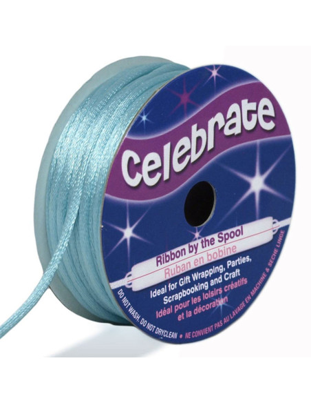 Corda coda di topo Celebrate azzurro - 2 mm x 10 metri