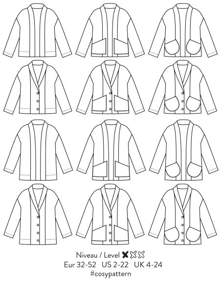 Patron de gilet Cosy - Atelier Scämmit