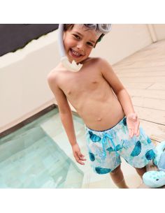 Tissu short de bain - Tortue 2