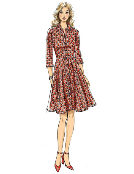 Modello di abito - Butterick 6702