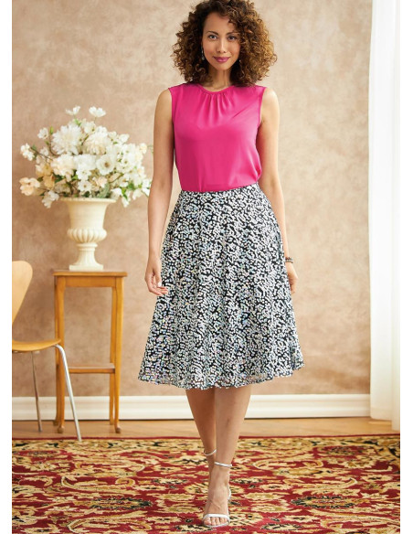 Modello di giacca, abito, top, gonna e pantaloni - Butterick 6718