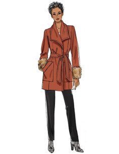 Modello di abbigliamento esterno e cintura - Butterick 6720 2
