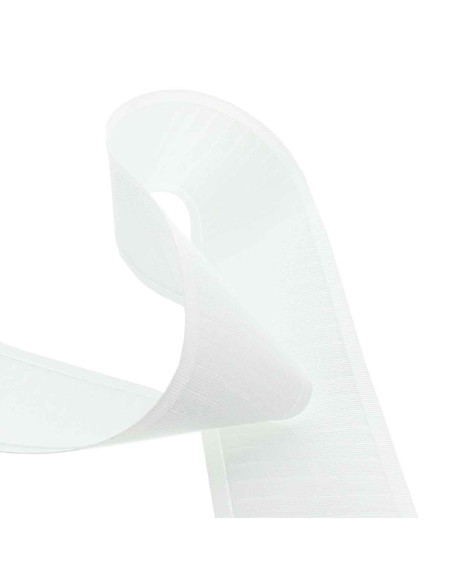 Ruflette cartucciera pieghe fenicotteri per graffette - Bianco