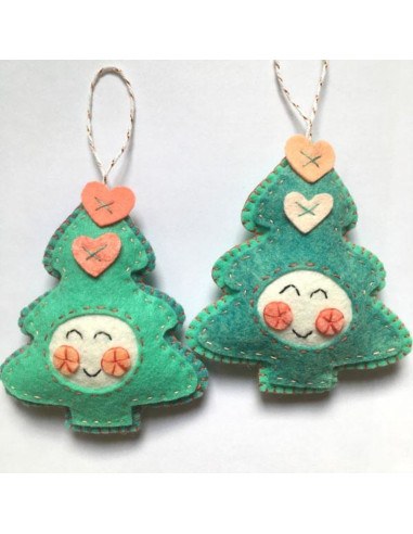 Kit feltro Natale kawaii