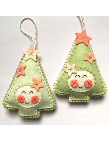 Kit feltro Natale kawaii