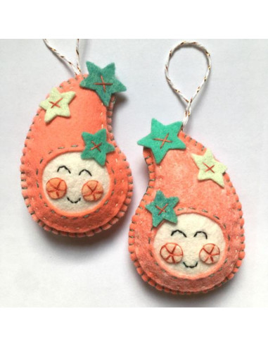 Kit feltro Natale kawaii