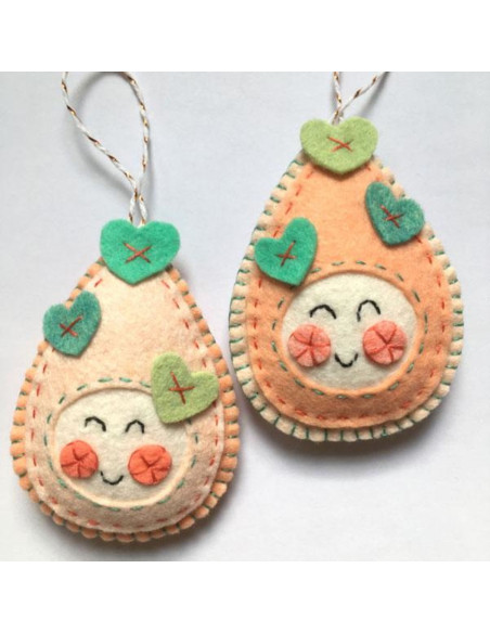 Kit feltro Natale kawaii