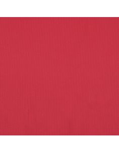 Tessuto jersey di cotone a coste - Rosso 2